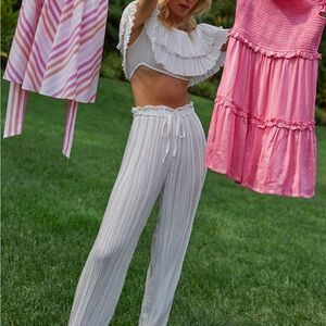 Anthropologie Plisse Set